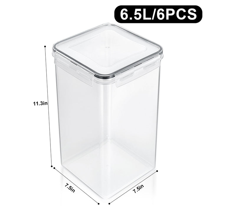 Sorbus 6-Pack Food Storage Containers with Airtight Lids — View 3