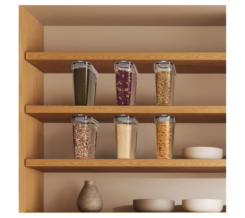 Sorbus 6-Pack Food Storage Dispensers with Airtght Lids — View 6