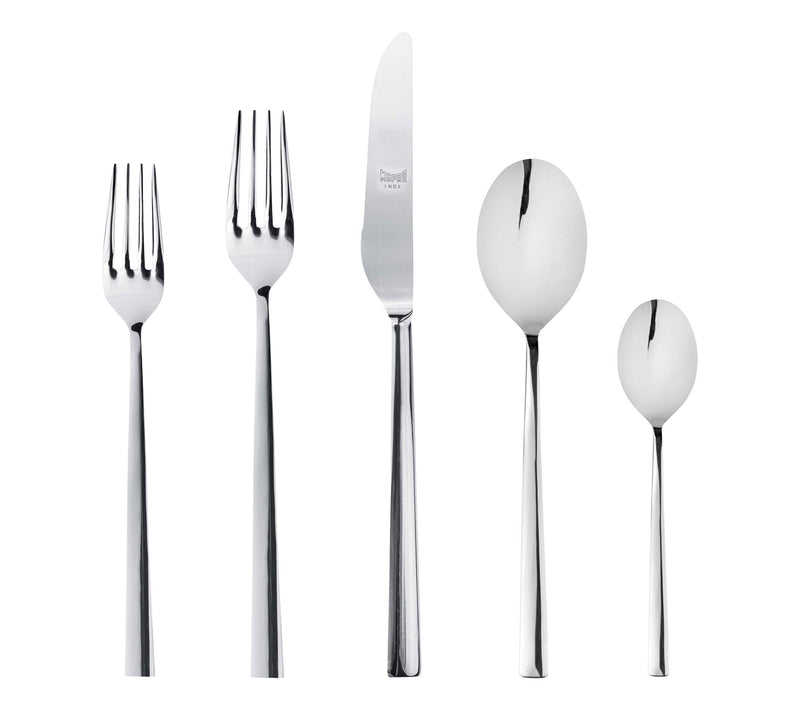 Mepra 5 Piece Stainless Steel Atena Flatware Set — Main view