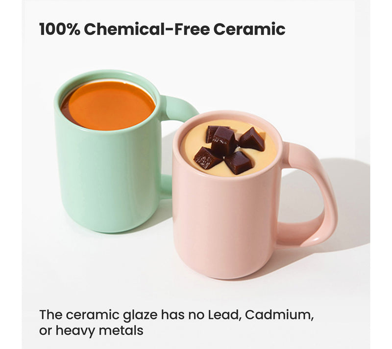 CURVD Large Handle 20-oz Ceramic Mug — View 4