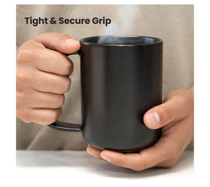 CURVD Large Handle 20-oz Ceramic Mug — View 7