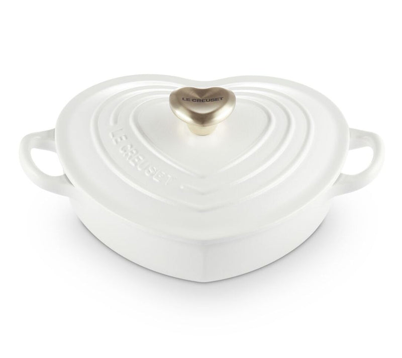 Le Creuset 1.25-qt. Shallow Heart Cocotte with Heart Knob — View 9