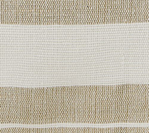 Design Imports Coastal Sands Stripe Cotton JuteTable Runner — View 4