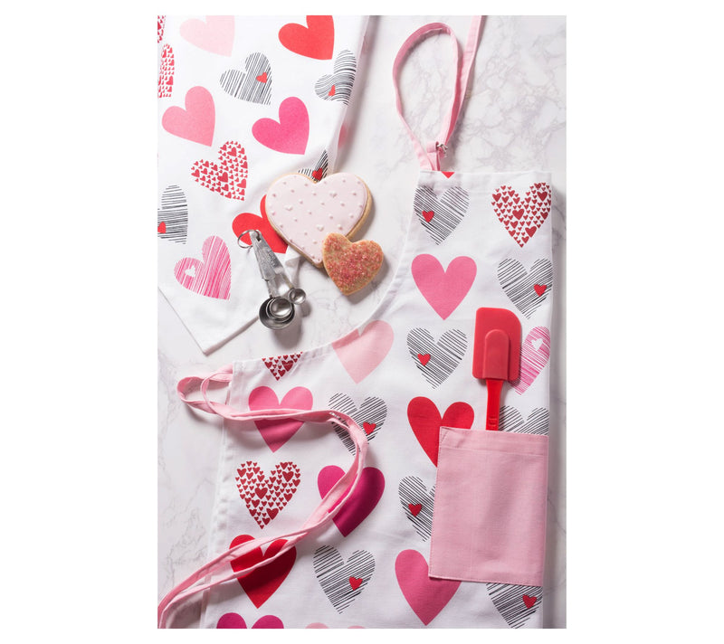 Design Imports Hearts Collage Printed Kitchen Towels Set of 2 — View 3