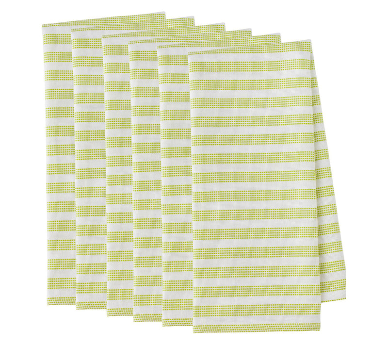 RSVP Dobby Kitchen Towel Set of 6 — View 13