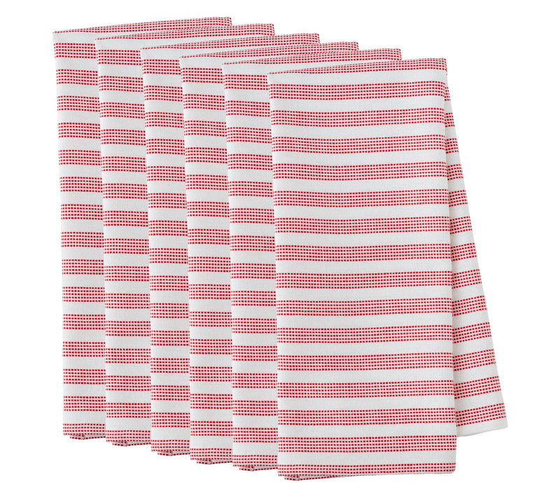RSVP Dobby Kitchen Towel Set of 6 — View 14