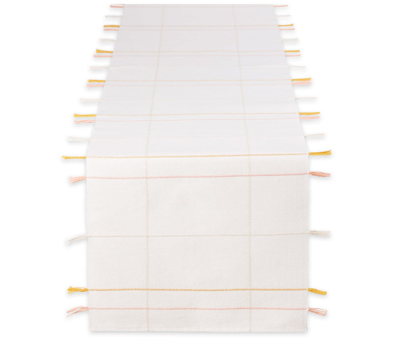 Design Imports Sunbeam Stripes Rib Table Runner — Main view