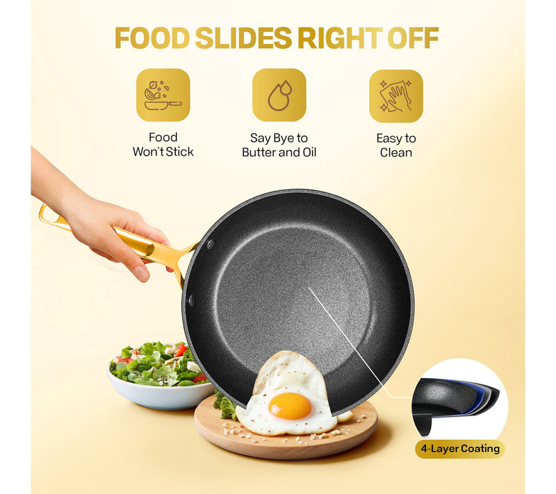 Granitestone Armor Max Gold 20 Piece Cookware and Bakeware Set — View 3
