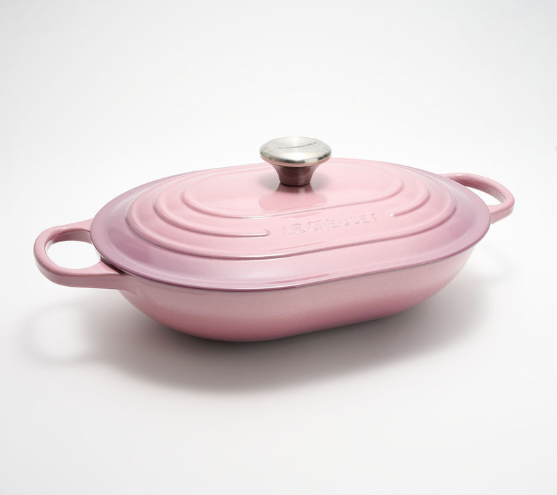 Le Creuset 3.75-qt Signature Cast-Iron Oval Casserole w/Lid — View 30