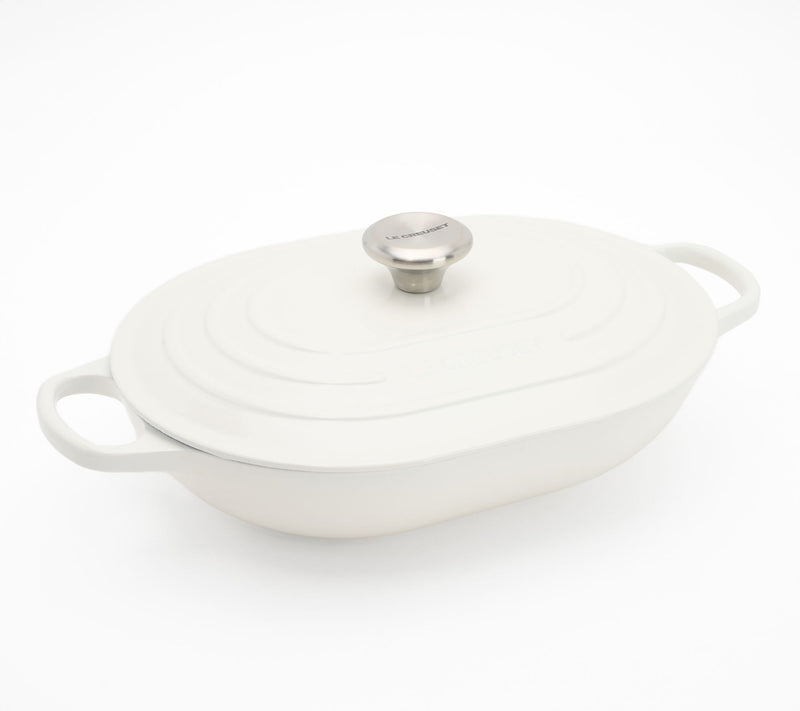 Le Creuset 3.75-qt Signature Cast-Iron Oval Casserole w/Lid — Main view