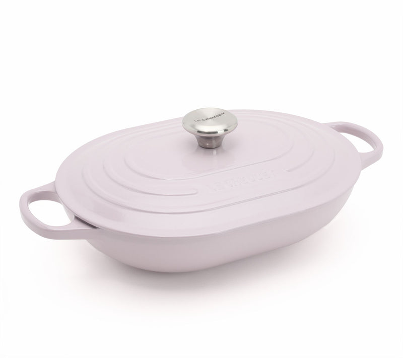 Le Creuset 3.75-qt Signature Cast-Iron Oval Casserole w/Lid — View 19