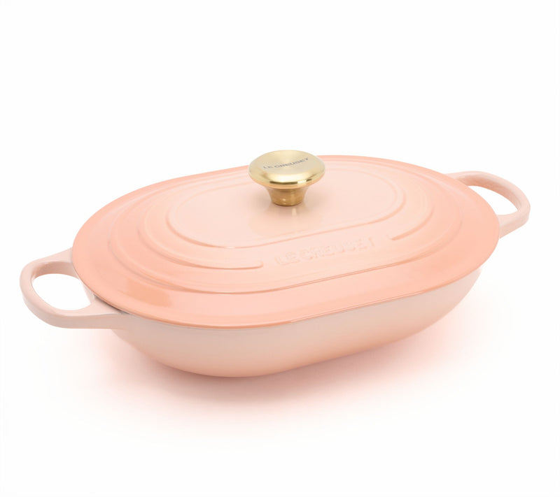 Le Creuset 3.75-qt Signature Cast-Iron Oval Casserole w/Lid — View 17