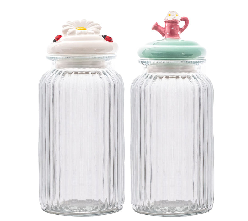 10 Strawberry Decorative Knob Canister Sets — View 2