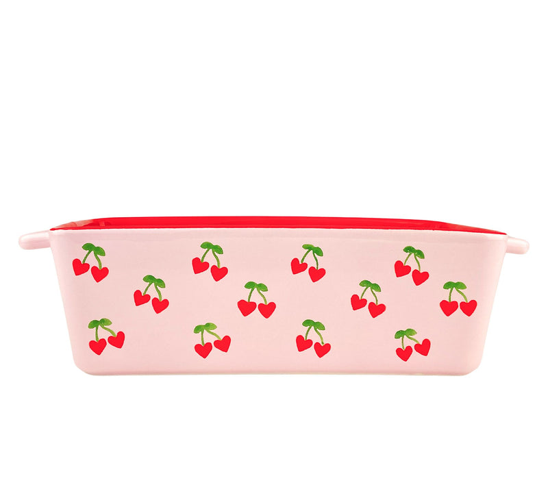 10 Strawberry Street Cherry Hearts Loaf Pan — Main view