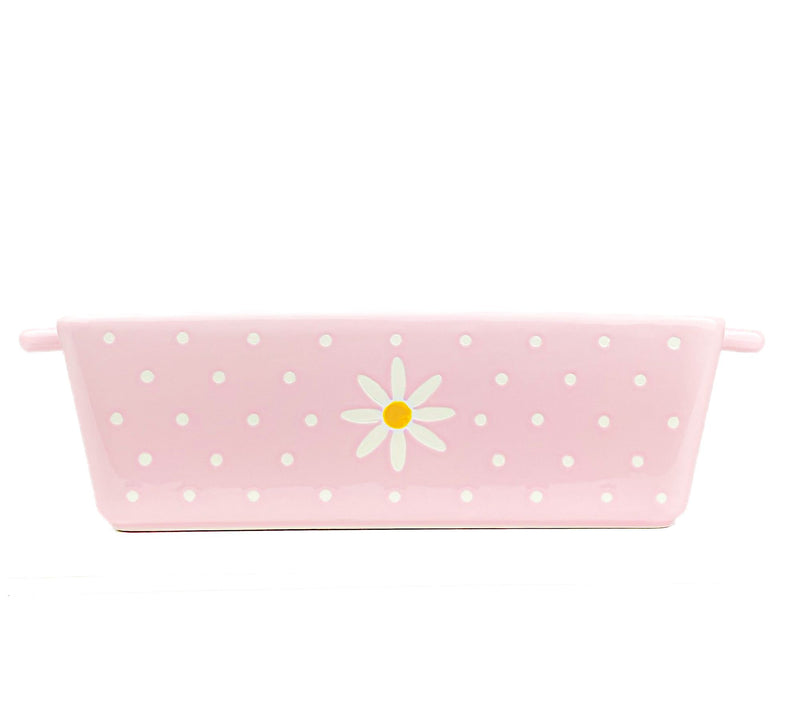 10 Strawberry Street Daisy Polka Dot Loaf Pan Baker — View 12