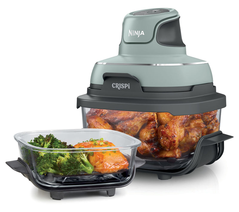 Ninja Crispi 4- in-1 Portable G lass Air Fryer Cooking System — View 12