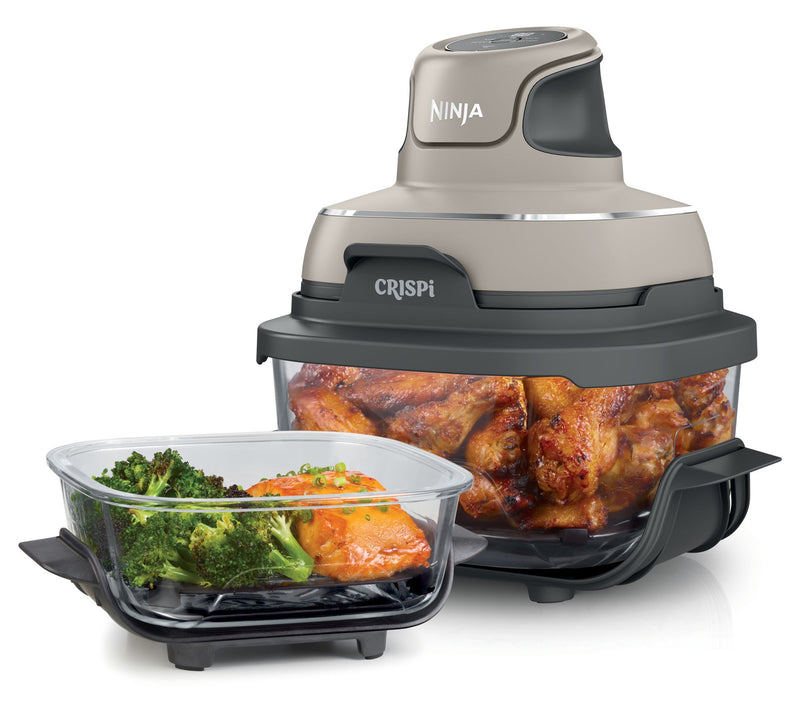 Ninja Crispi 4- in-1 Portable G lass Air Fryer Cooking System — View 13