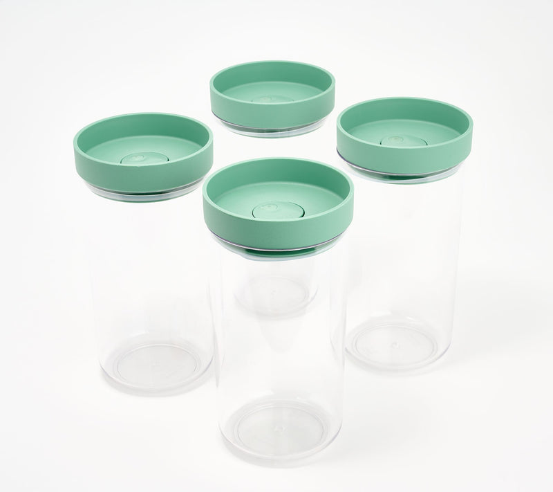 LocknLock Set of 4 One Touch Canisters — View 9
