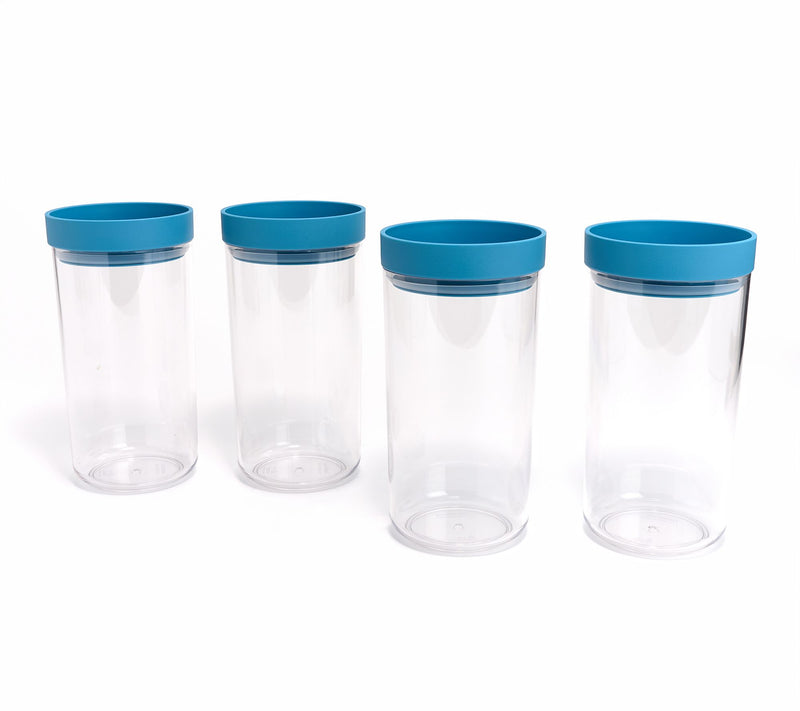 LocknLock Set of 4 One Touch Canisters — Main view