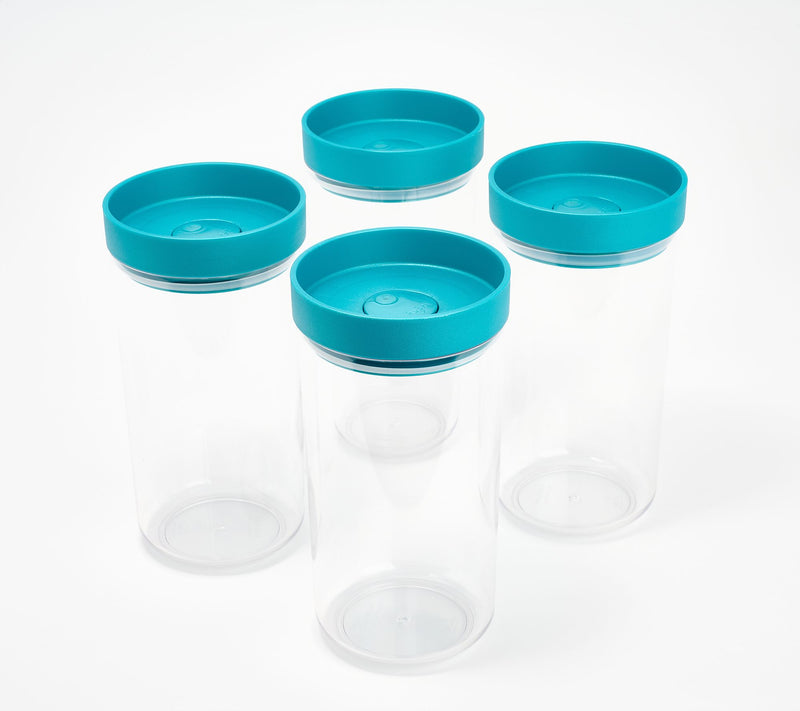 LocknLock Set of 4 One Touch Canisters — View 12