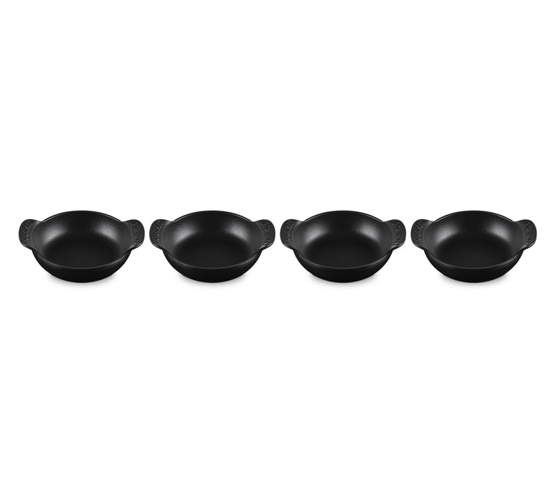 Le Creuset Set of 4 Mini Round Braiser Base 1/3-qt — View 3