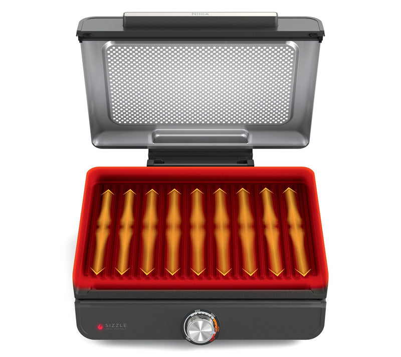 Ninja Sizzle Smokeless 14" Indoor Grill & Griddle — View 7
