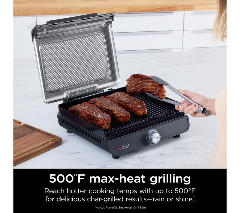 Ninja Sizzle Smokeless 14" Indoor Grill & Griddle — View 4