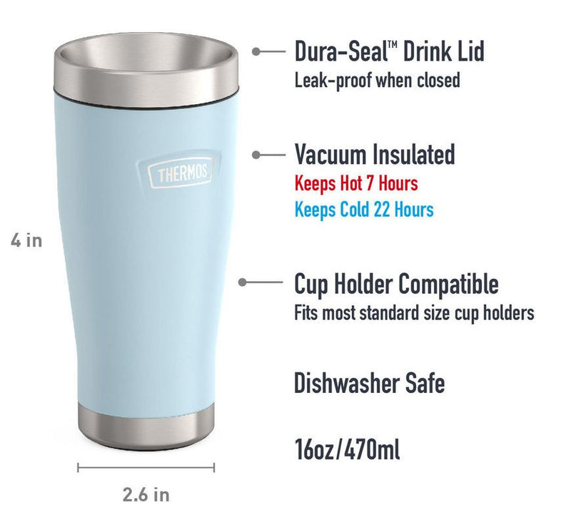 Thermos  ICON 16 oz Stainless Steel Tumbler — View 2