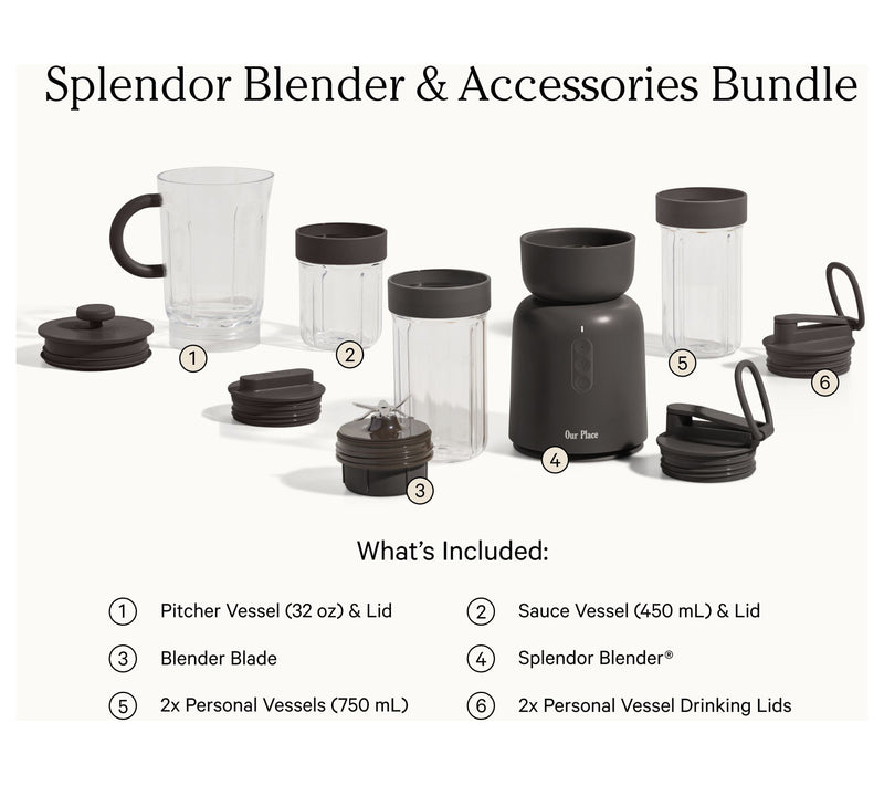 Our Place Splendor Blender with Extra Vessel + Everything Kit — View 12