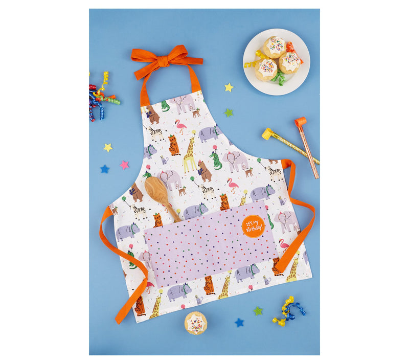 Design Imports It's My Birthday Printed Children's Apron — View 4