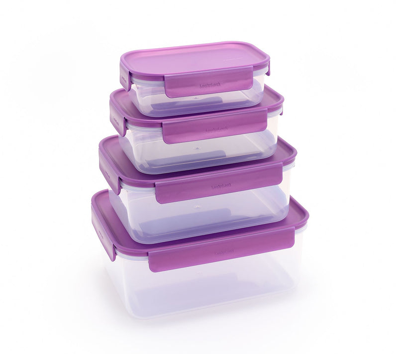 LocknLock 4-Pc Nestable Rectangle Storage Set — View 2
