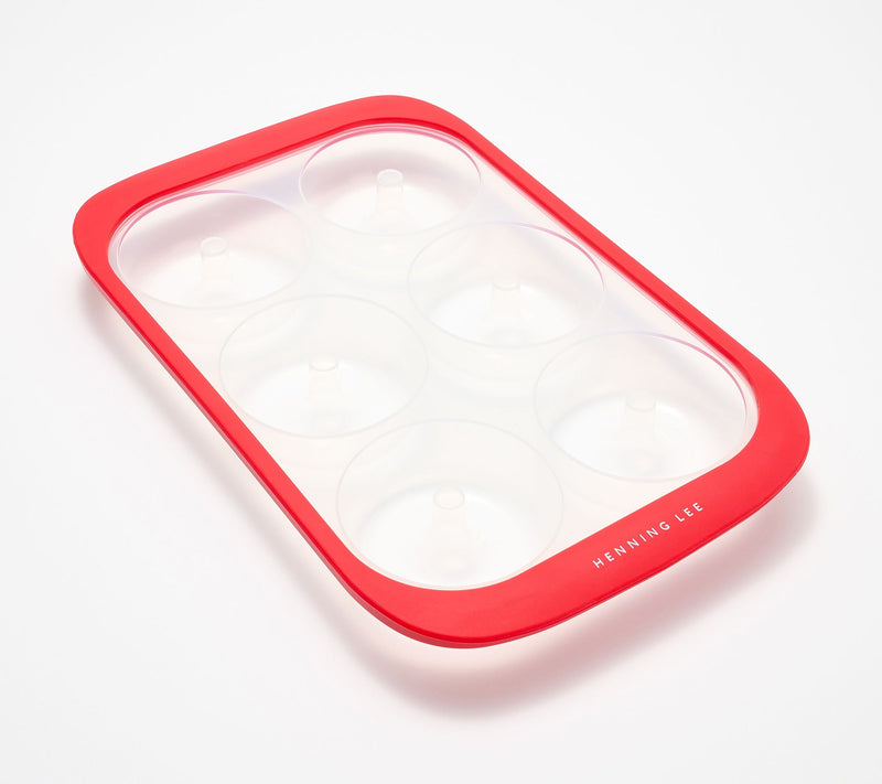 Henning Lee Look & Cook Silicone 6-Compartment Donut Pan — Main view