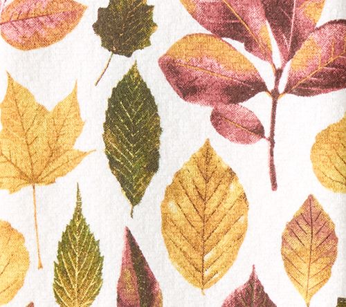 MARTHA STEWART Harvest Falling Leaves Kitchen Towel 3-Pack Set — View 5