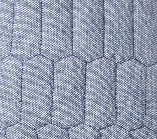 MARTHA STEWART Honeycomb Quilted Chambray OvenMitt 2-Pack Set — View 11