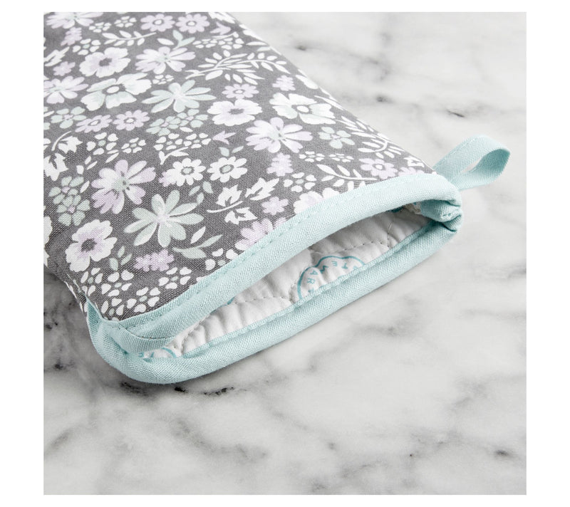 Martha Stewart Ditsy Floral Oven Mitt 2-Pack Set — View 3
