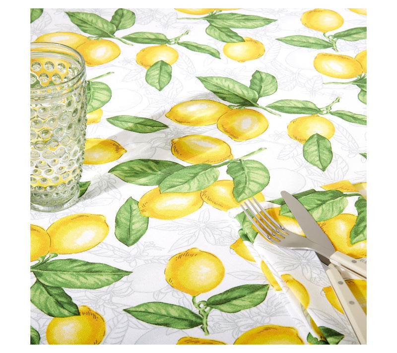 Martha Stewart Lots of Lemons 60"x102" Tablecloth — View 4