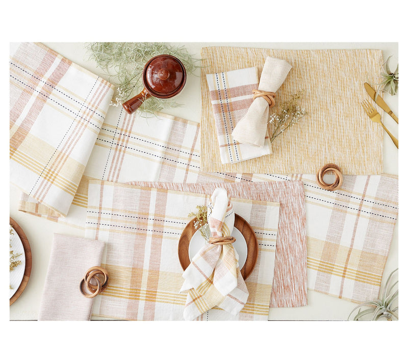 Design Imports Veranda Plaid Table Runner — View 2