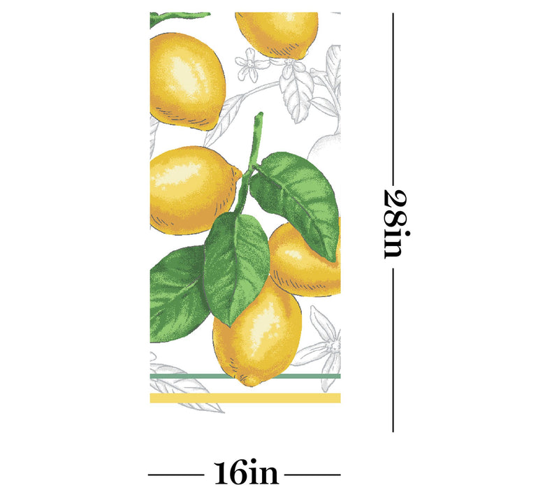 MARTHA STEWART Lemons Towel, Oven Mitt & Pot Holder 4-Pack Set — View 5