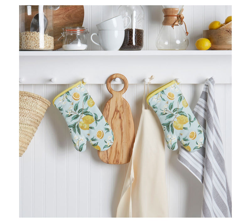 MARTHA STEWART Lemon Whimsy Oven Mitt 2-Pack Set — View 2