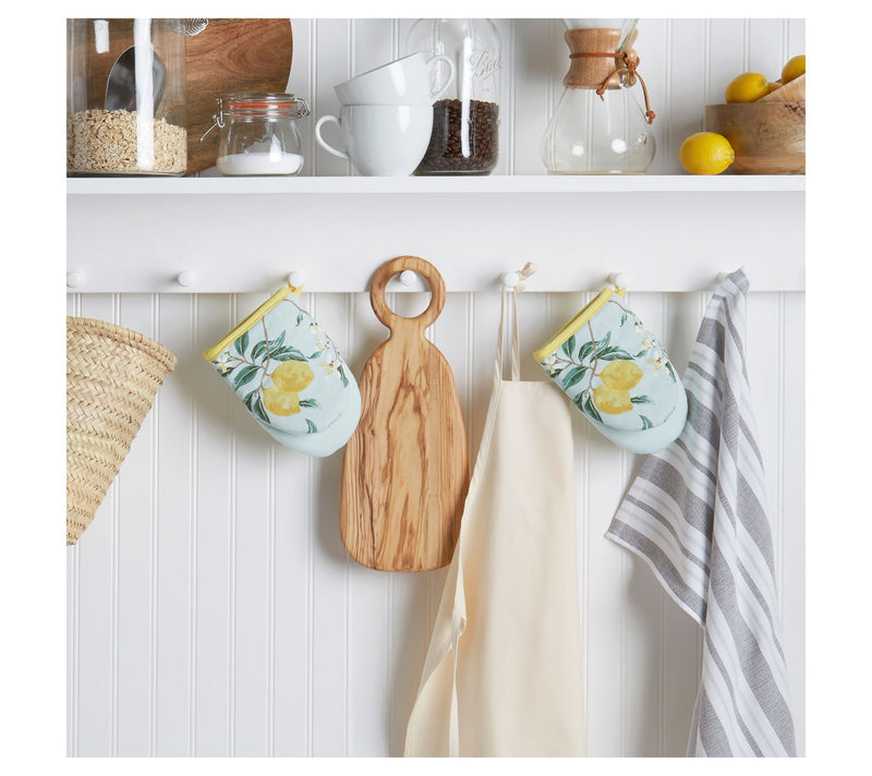 MARTHA STEWART Lemon Whimsy Mini Oven Mitt 2-Pack Set — View 2