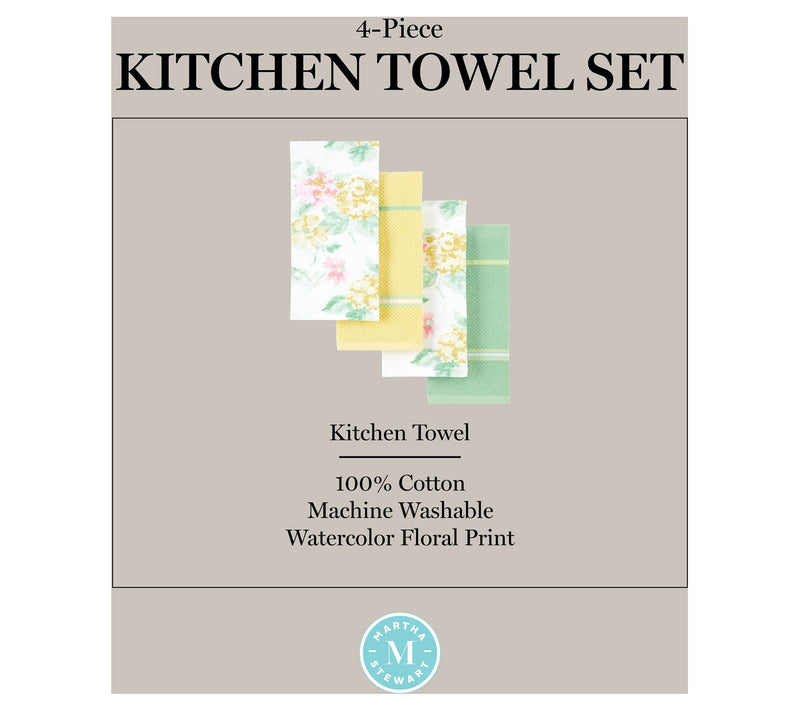 Martha Stewart Amber Floral Kitchen Towel Set 2-Pack — View 7
