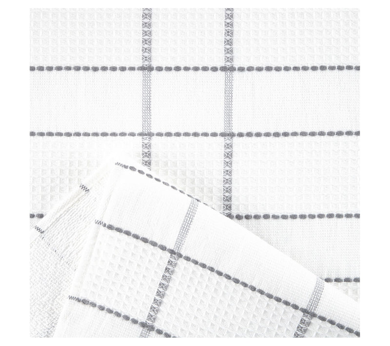 Martha Stewart Modern Waffle Kitchen Towel 6-Pack Set — View 5