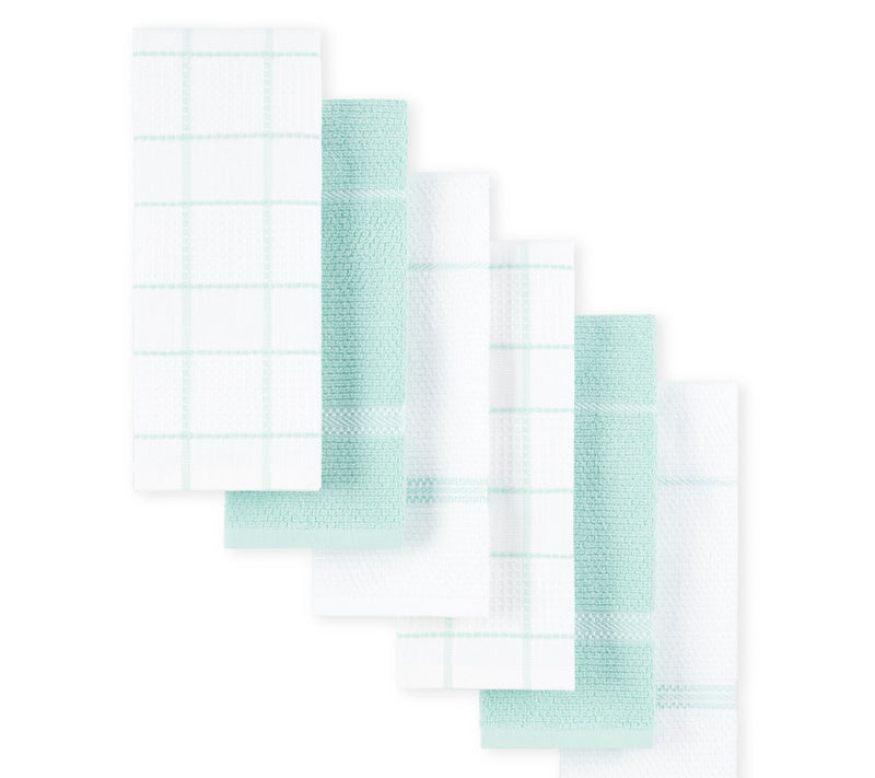 Martha Stewart Modern Waffle Kitchen Towel 6-Pack Set — View 19