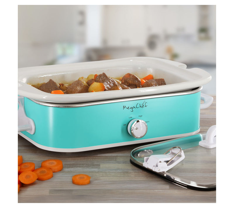 MegaChef 3.5-Quart Casserole Slow Cooker w/ 3 Temp Settings — View 8