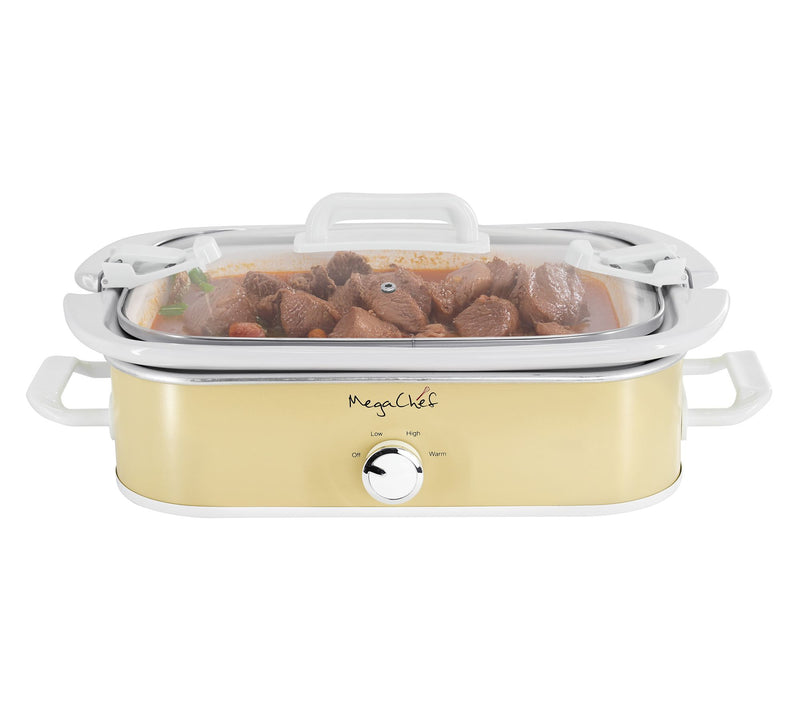 MegaChef 3.5-Quart Casserole Slow Cooker w/ 3 Temp Settings — View 11