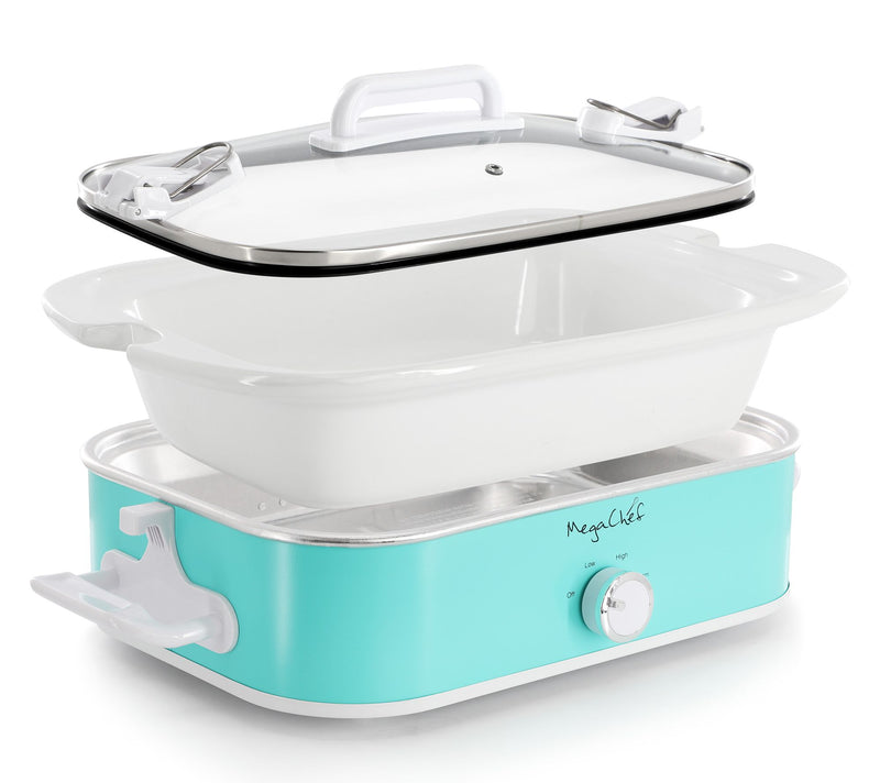 MegaChef 3.5-Quart Casserole Slow Cooker w/ 3 Temp Settings — View 4