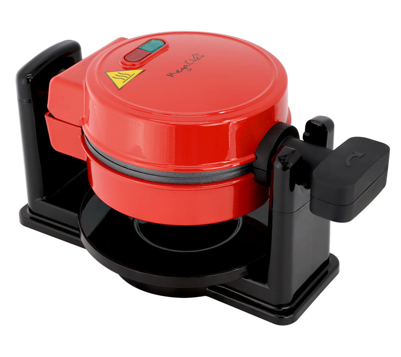 MegaChef 5" Non-stick Flip Belgian Waffle Maker — View 3