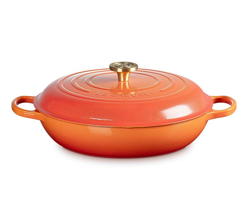 Le Creuset Flamme Dorre 3.5 Quart Cast Iron Braiser — Main view