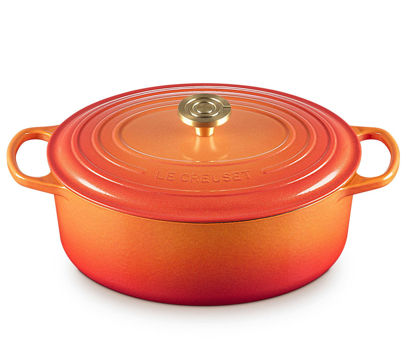 Le Creuset Flamme Doree 6.75 Quart Oval Dutch Oven — Main view