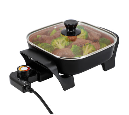 MegaChef 8" Copper Coated Electric Skillet